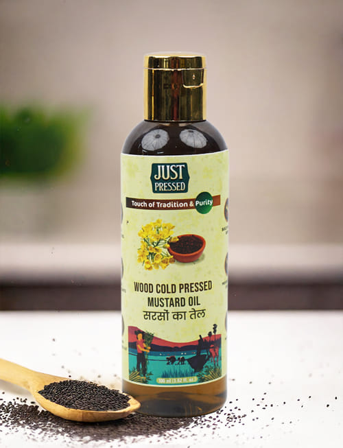 Wood Cold Pressed Mustard Oil
