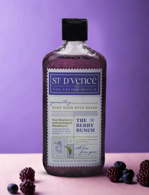 The Berry Bunch Body Wash With Salicylic Acid Beads
