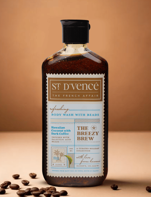 The Breezy Brew Body Wash With Salicylic Acid Beads The Breezy Brew Body Wash With Salicylic Acid Beads