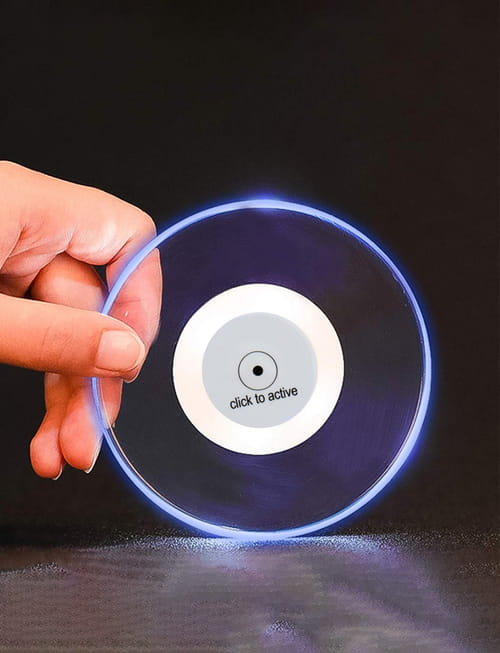 Colorful LED Coaster