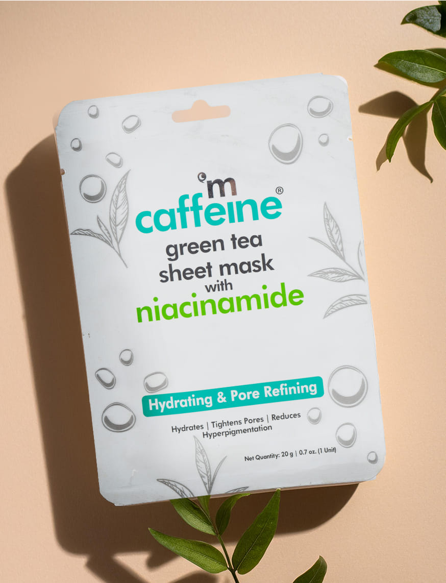Niacinamide Green Tea Sheet Mask For Pore Refining