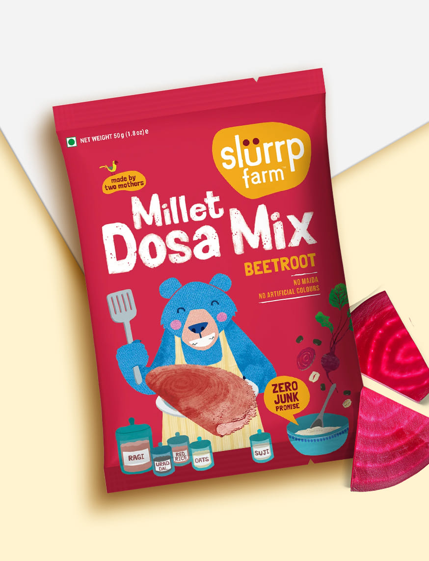 Millet Dosa Mix - Beetroot