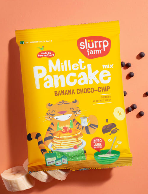 Millet Pancake Mix Banana Choco-Chip