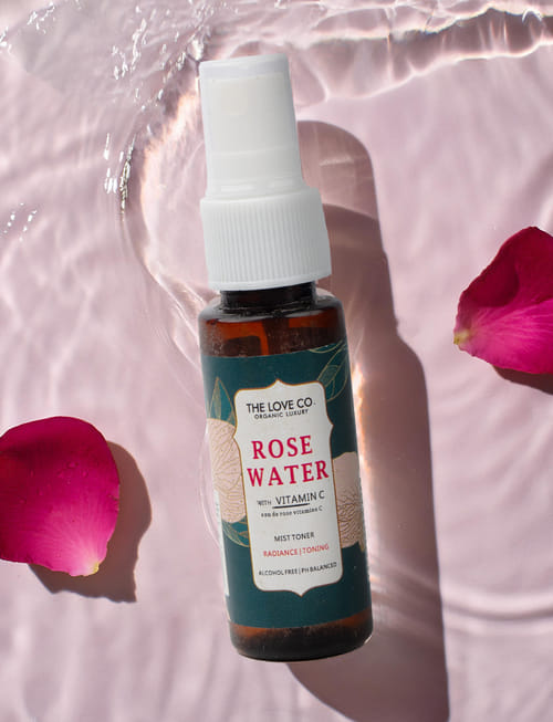 Rose Water With Vitamin C Mist Toner