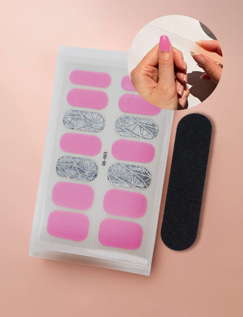 Nail Art Wraps - Pink Mirror
