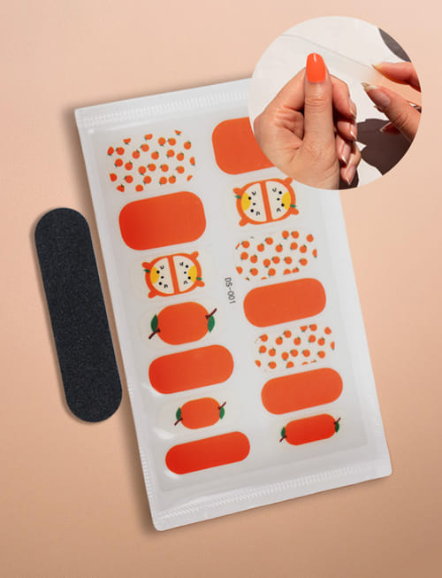 Nail Art Wraps - Hello Orange