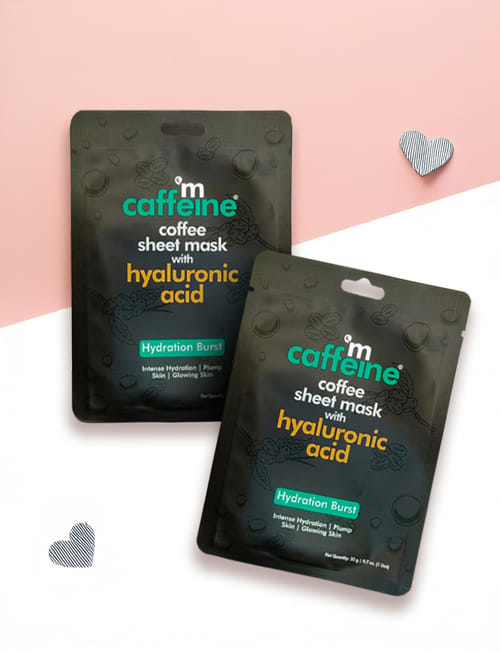 Hyaluronic Acid Coffee Sheet Mask Duo