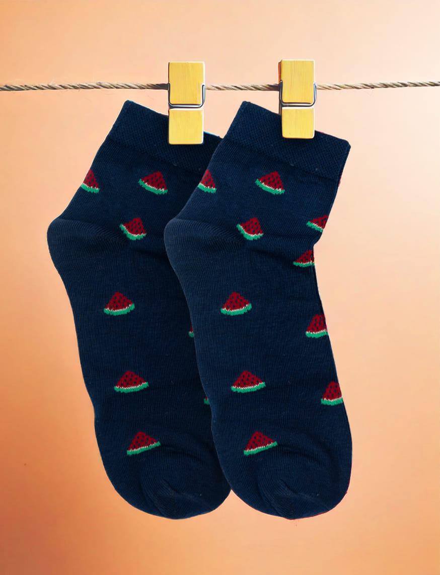 Watermelon Printed Men's Socks