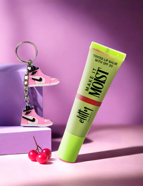 Lip Balm + Key Chain Berry Demure