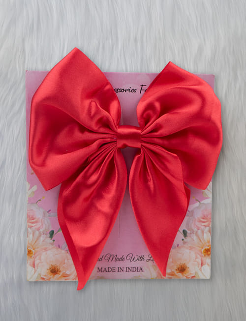 Hair Bow - Red