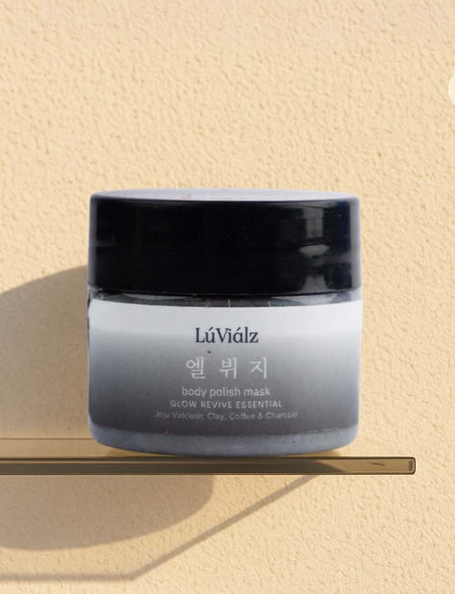 Jeju Volcanic Clay, Coffee & Charcoal Body Polish Mask