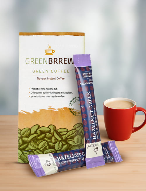 Instant Green Coffee Hazelnut