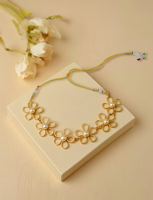 Flower Charm Necklace