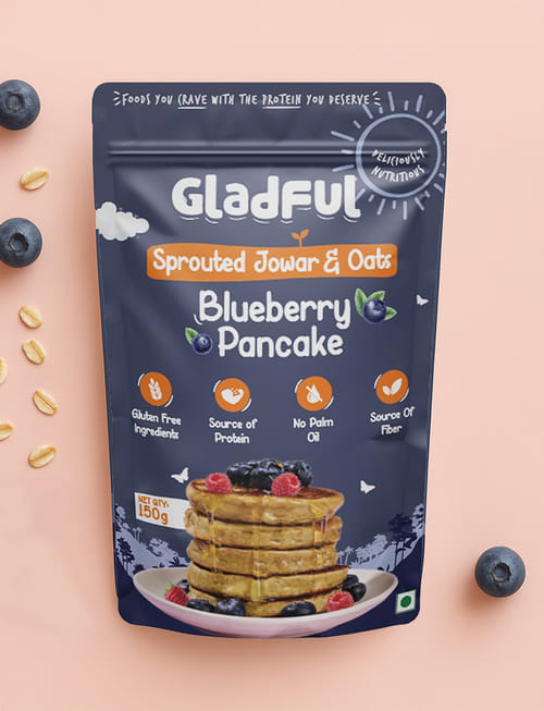 Blueberry Pancake With Jowar And Oats Blueberry Pancake With Jowar And Oats
