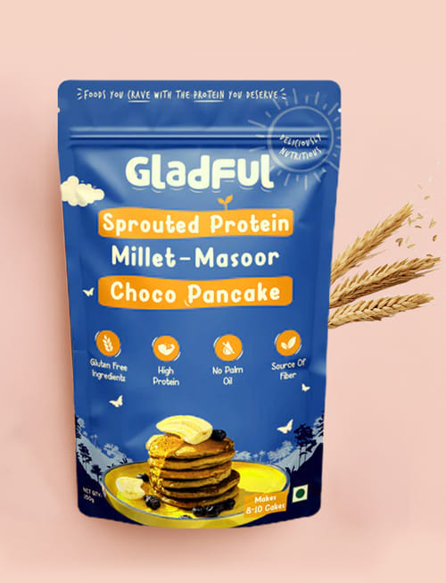 Choco Banana Millet Pancake Choco Banana Millet Pancake