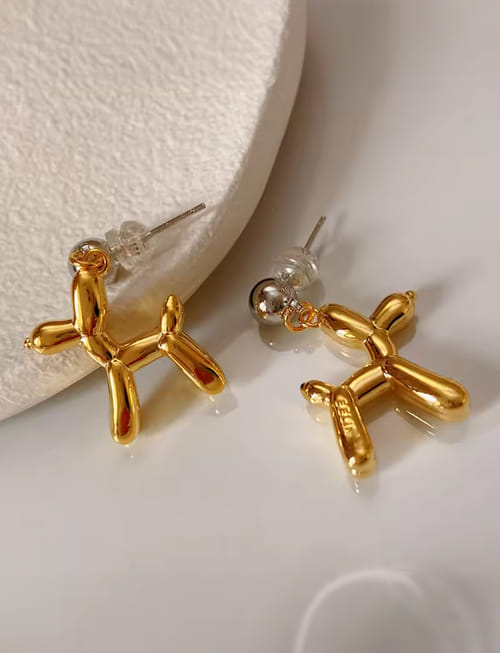 Balloon Animal Luxe Pin Earrings Balloon Animal Luxe Pin Earrings