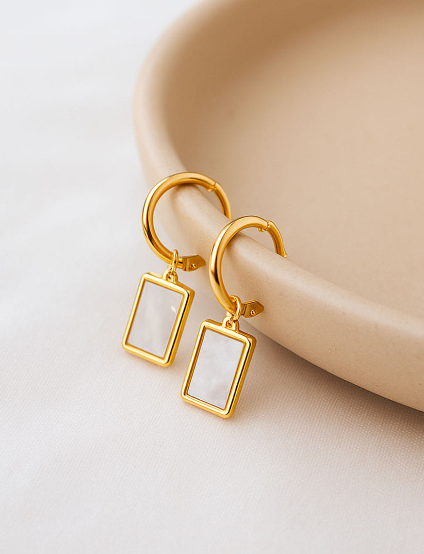 Geometric Hoop Earrings