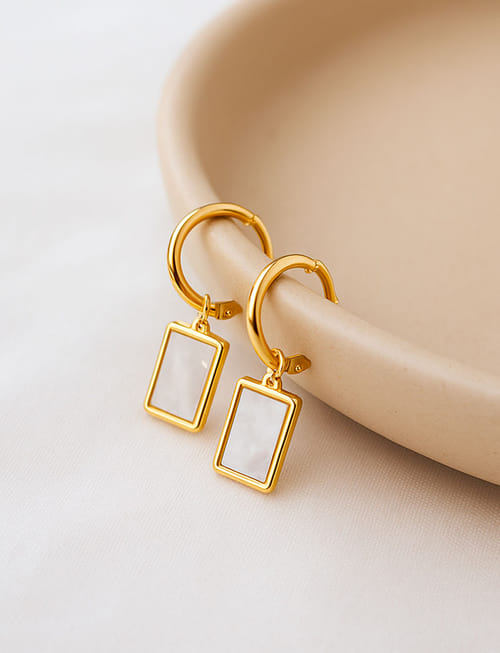 Geometric Hoop Earrings