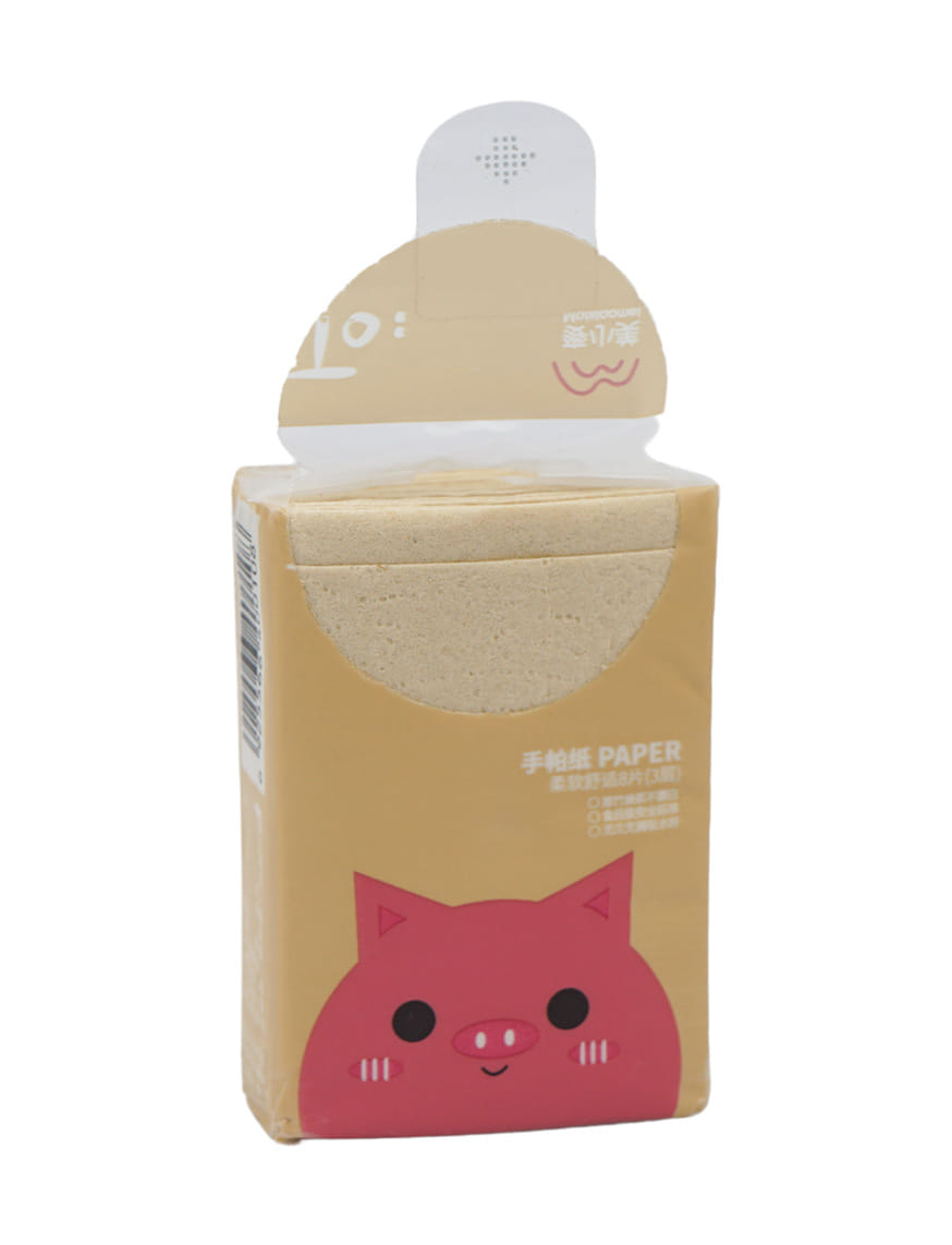 Mini Travel Tissues Brown – thumbnail 2