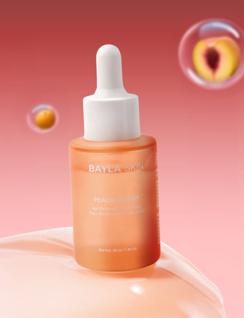Peachy Boost Age Reversal + Hydrating Face Serum With Ferulic Acid