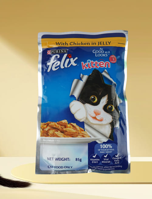 Purina Felix With Chicken In Jelly | Wet Food For Kittens