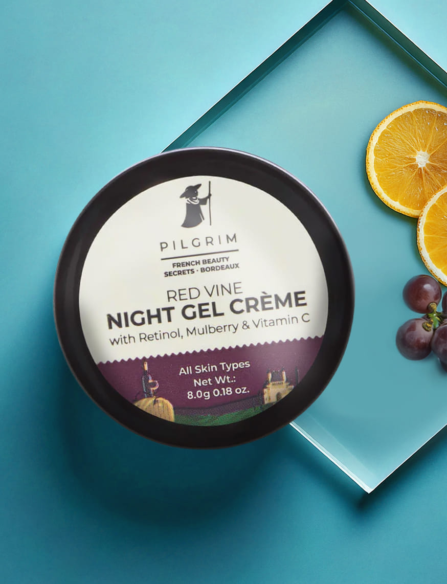Red Vine Night Gel Creme With Retinol, Mulberry & Vitamin C