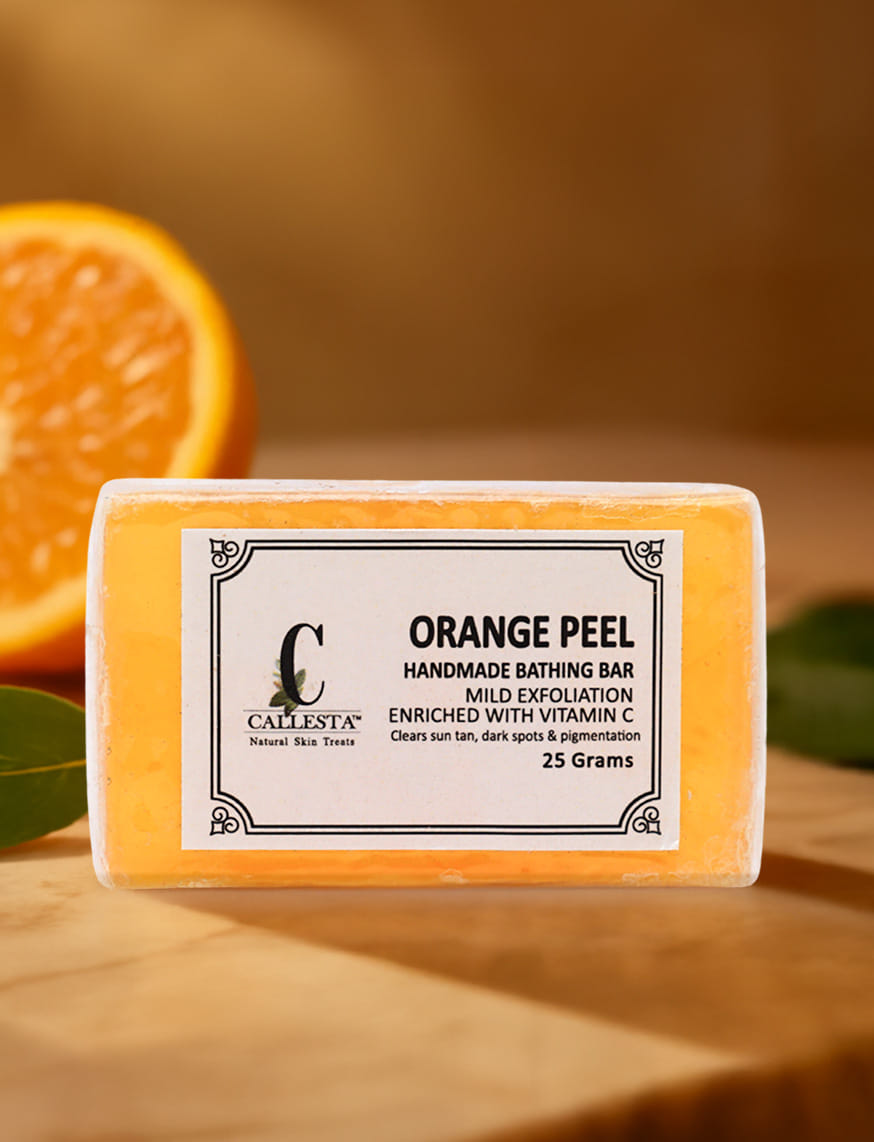 Orange Peel Soap For Mild Exfoliation