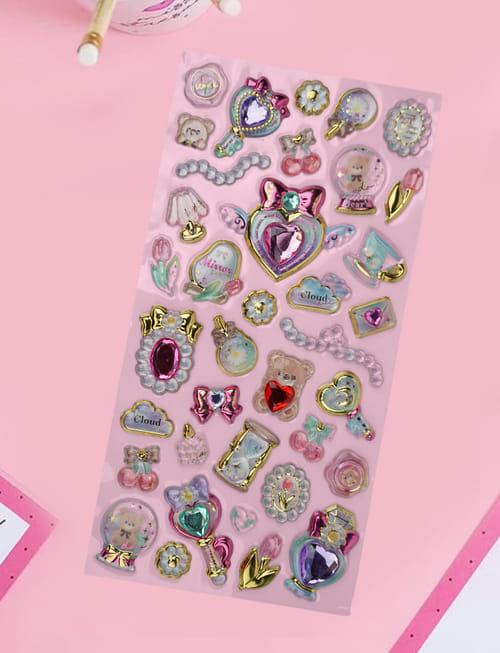 Gem Crystal Stickers