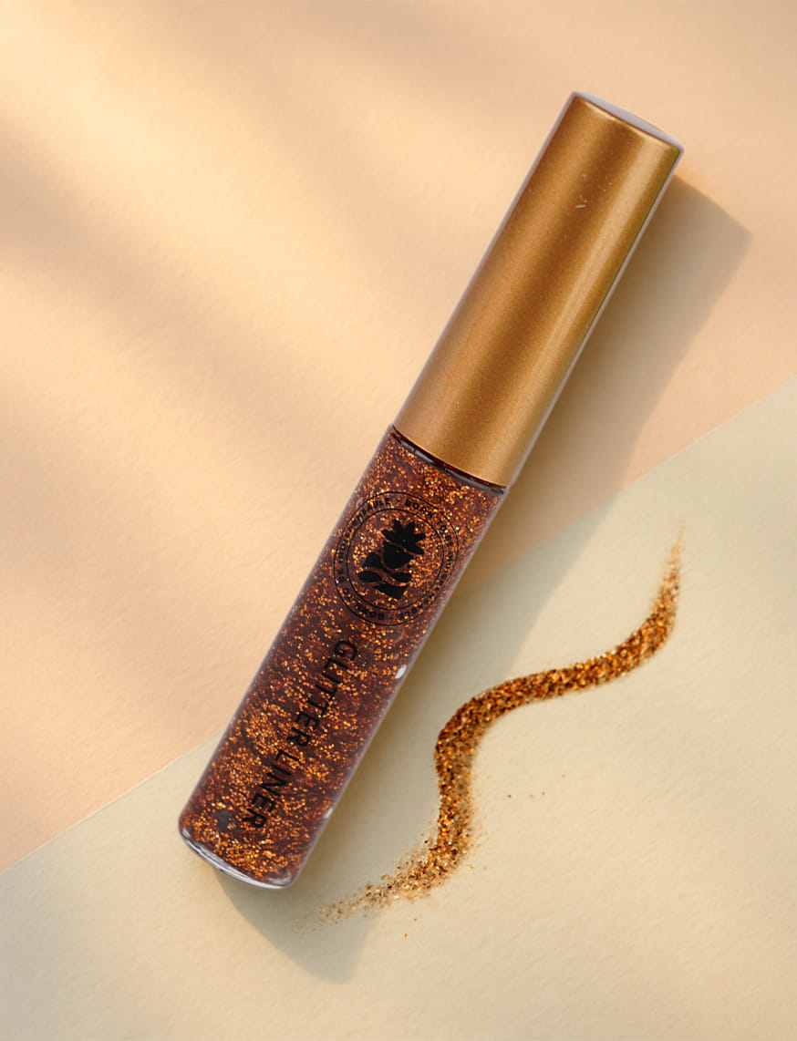 Glitter Eyeliner Orange