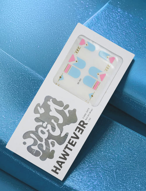 Nail Art Wraps - Pink Mountain