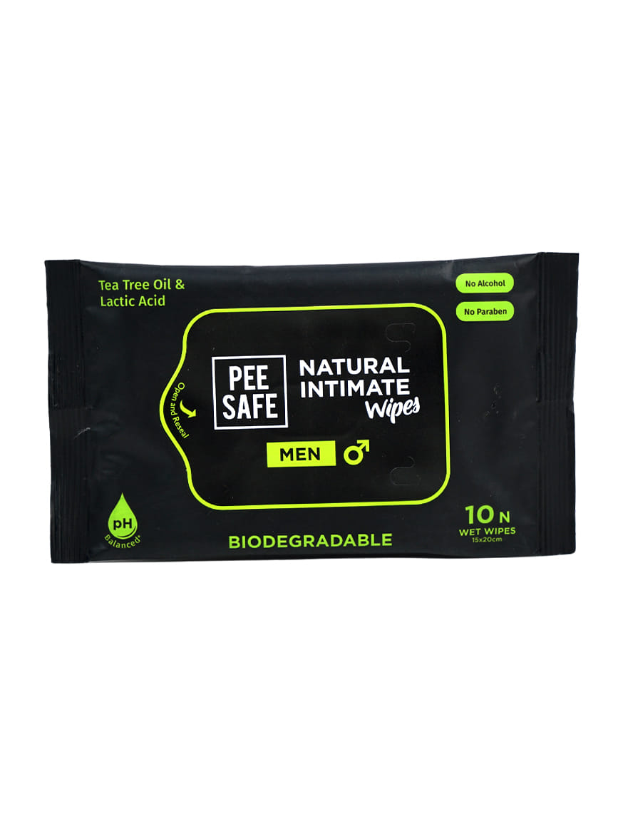 Natural Intimate Wipes - Men – thumbnail 2