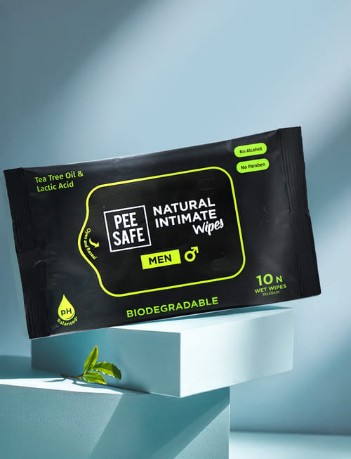 Natural Intimate Wipes - Men