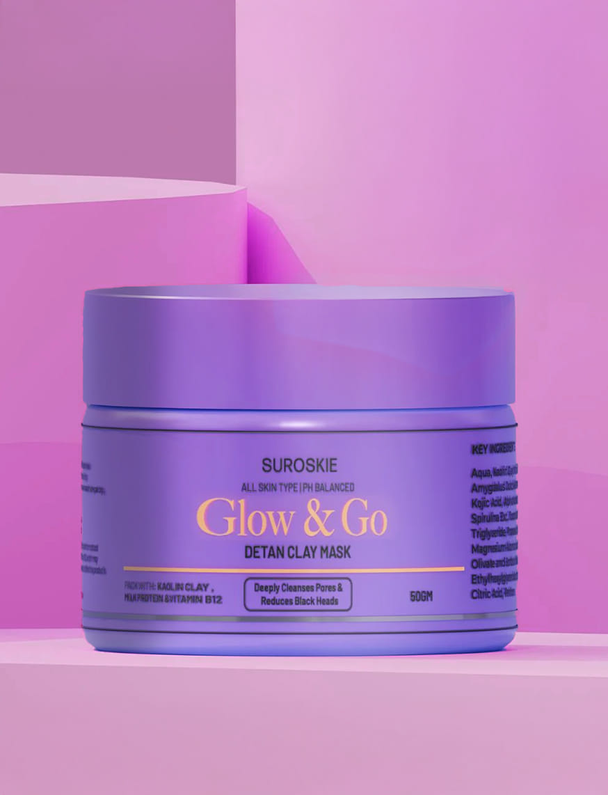 Glow And Go De-Tan Clay Mask