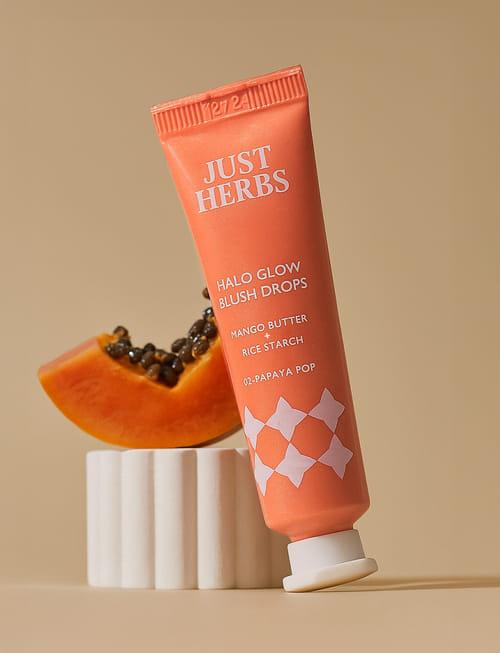 Halo-Glow Blush Drops Creamy Liquid Blush -02 Papaya Pop