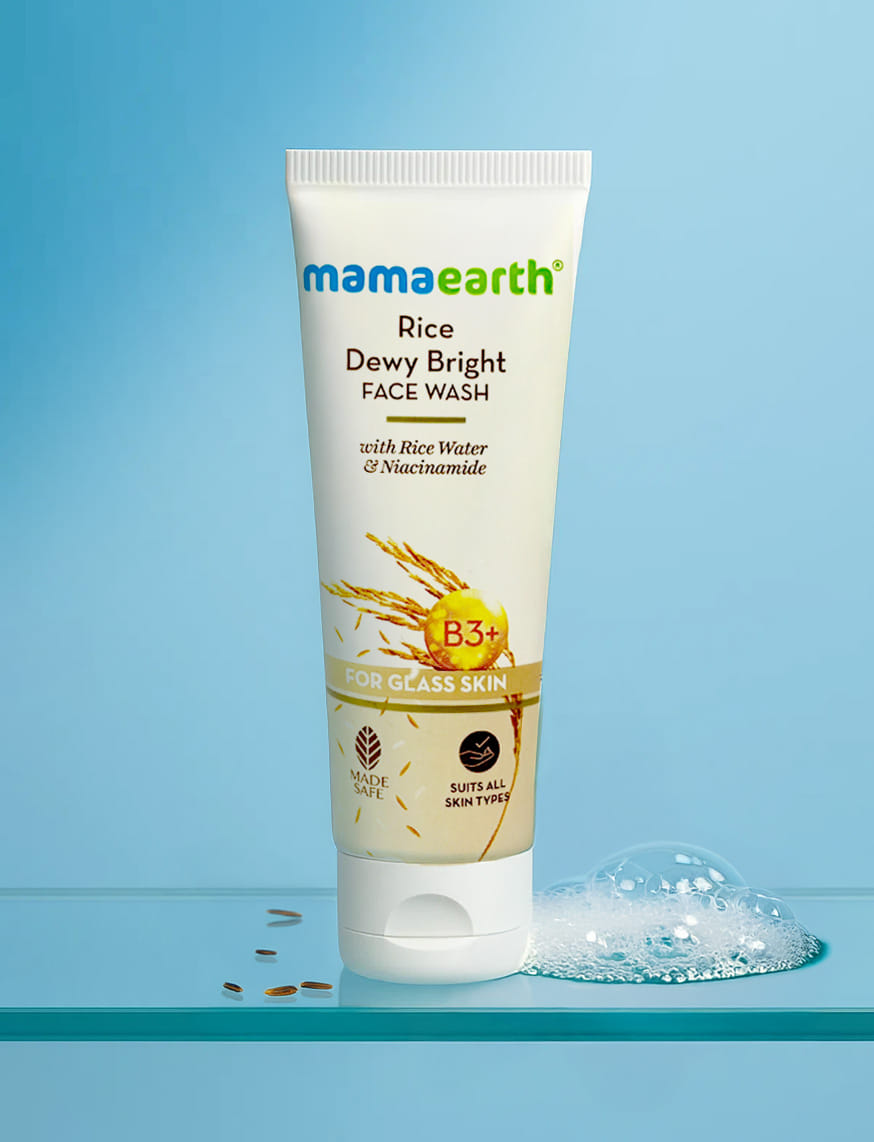 Rice Dewy Bright Face Wash