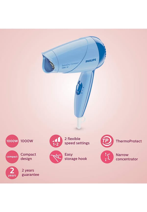 Hair Dryer - Blue – thumbnail 2