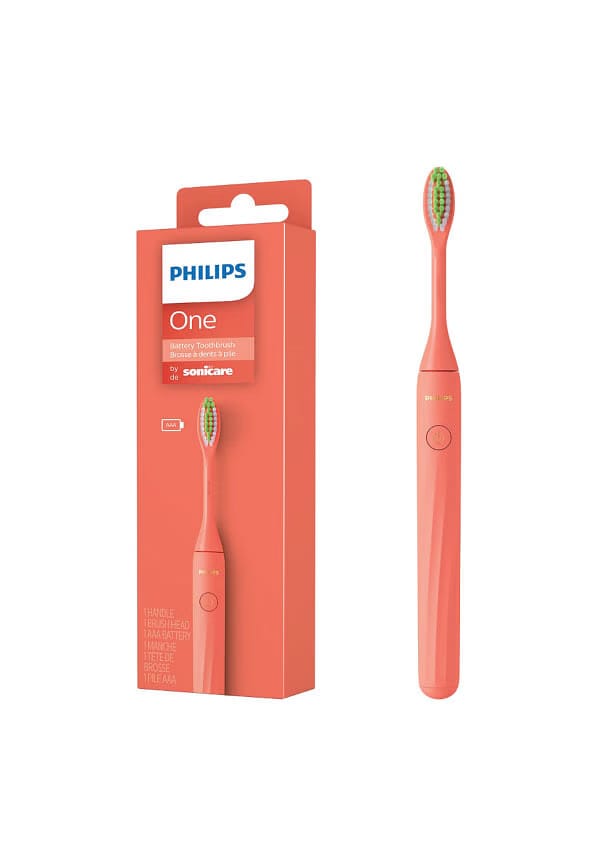 One Electric Toothbrush By Sonicare - Micro Vibrations, Soft Bristles - Miami Coral – thumbnail 6