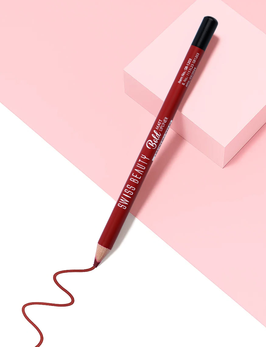 Bold Matt Lip Liner Perfect Maroon-15