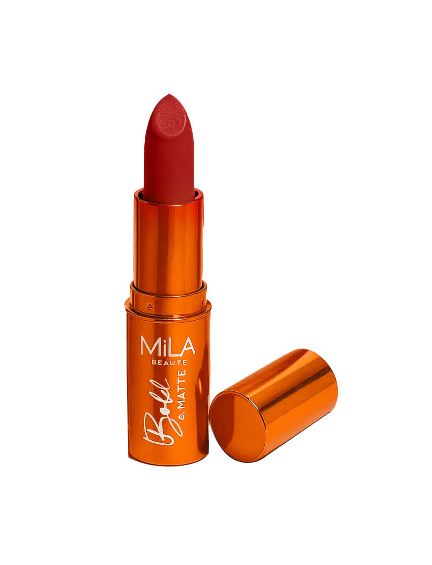 Bold & Matte Lipstick - 03 Fiery Fashion – thumbnail 2