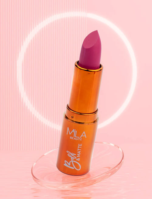 Bold & Matte Lipstick - 13 Pink Malibu