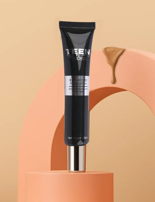 2 In 1 Mousse Foundation- 03 Warm Beige