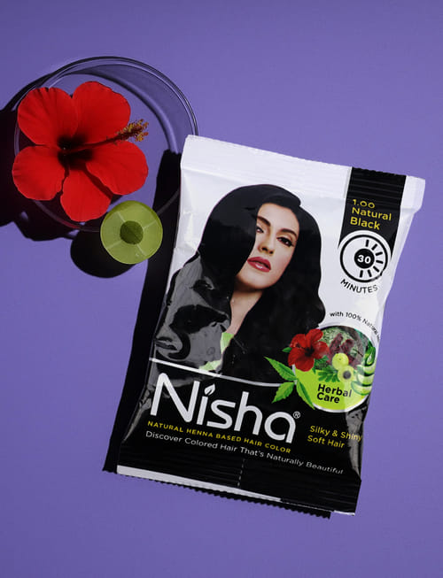 Henna Based Hair Colour - Natural Black