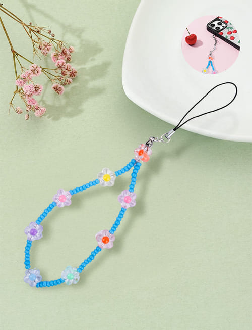 Blue Phone Charm