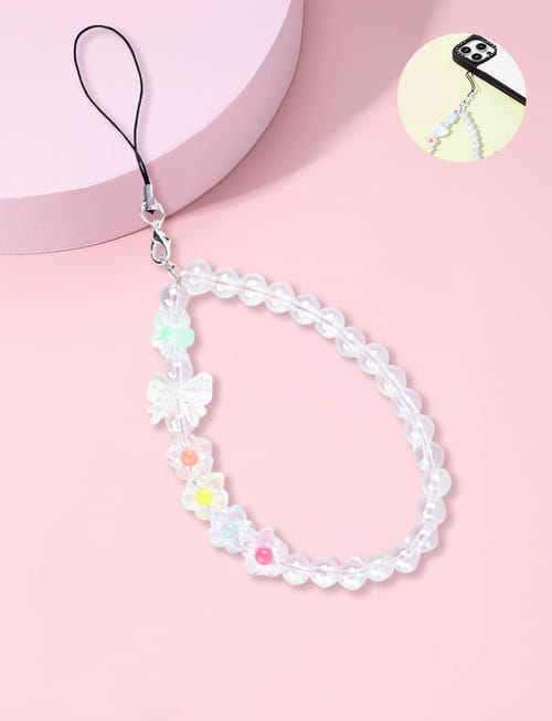 White Phone Charm
