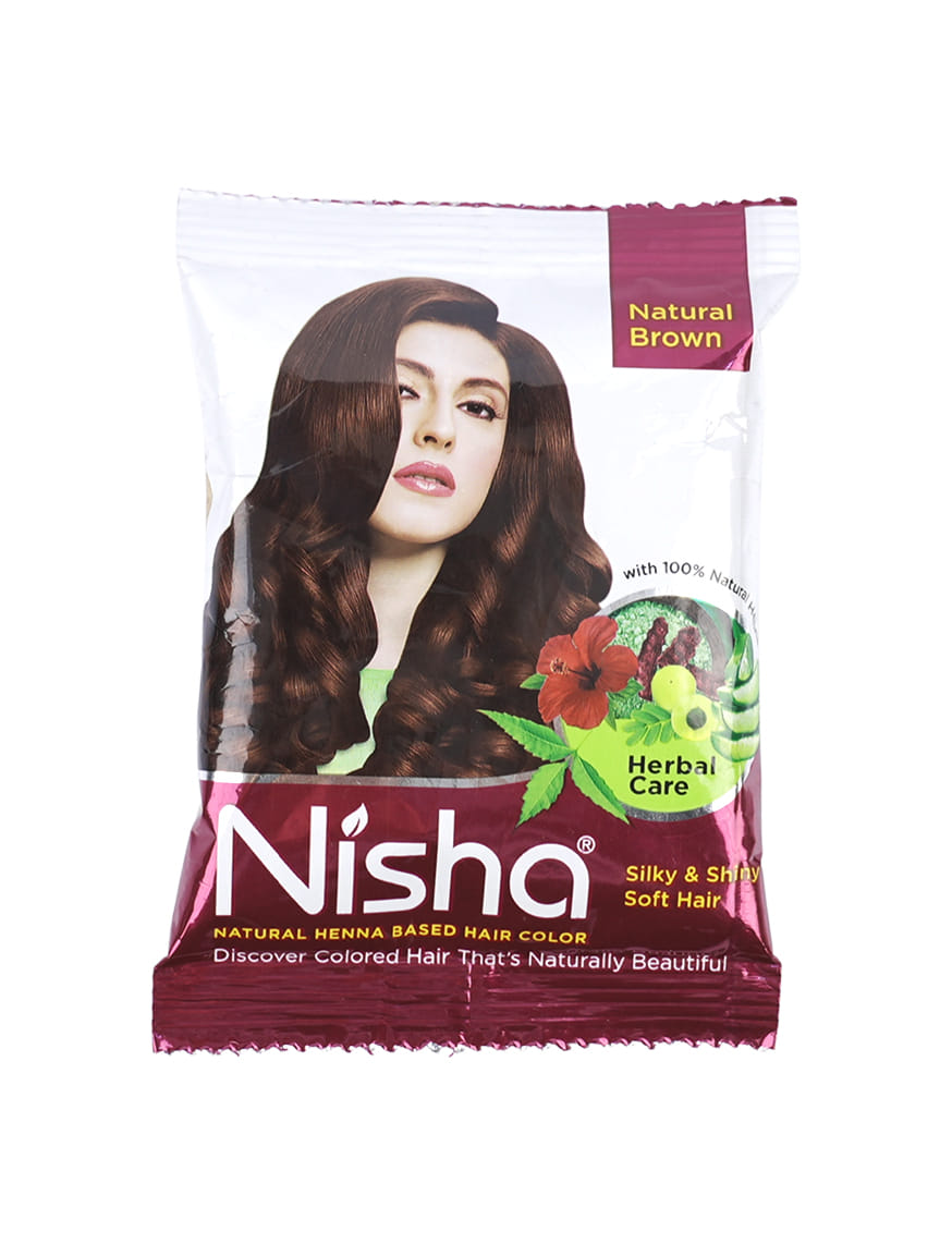 Henna Based Hair Color- Natural Brown – thumbnail 3