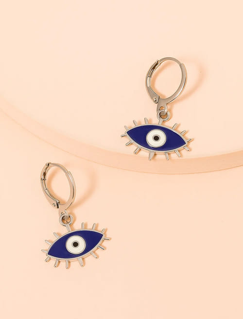 Evil Eye Charms Earrings