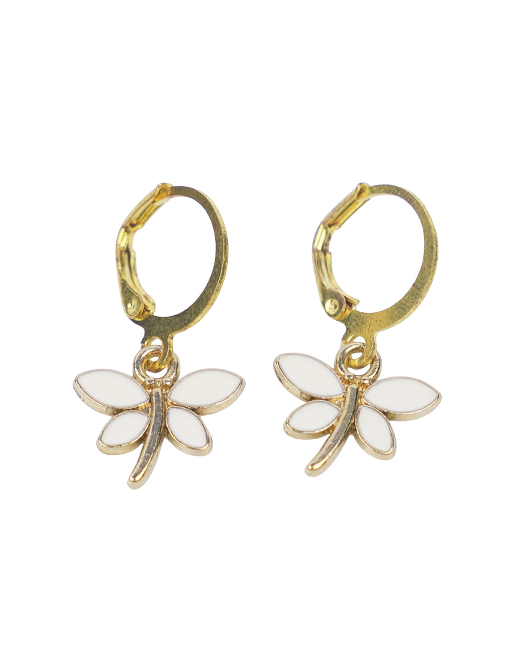 White Dragonfly Earrings – thumbnail 2