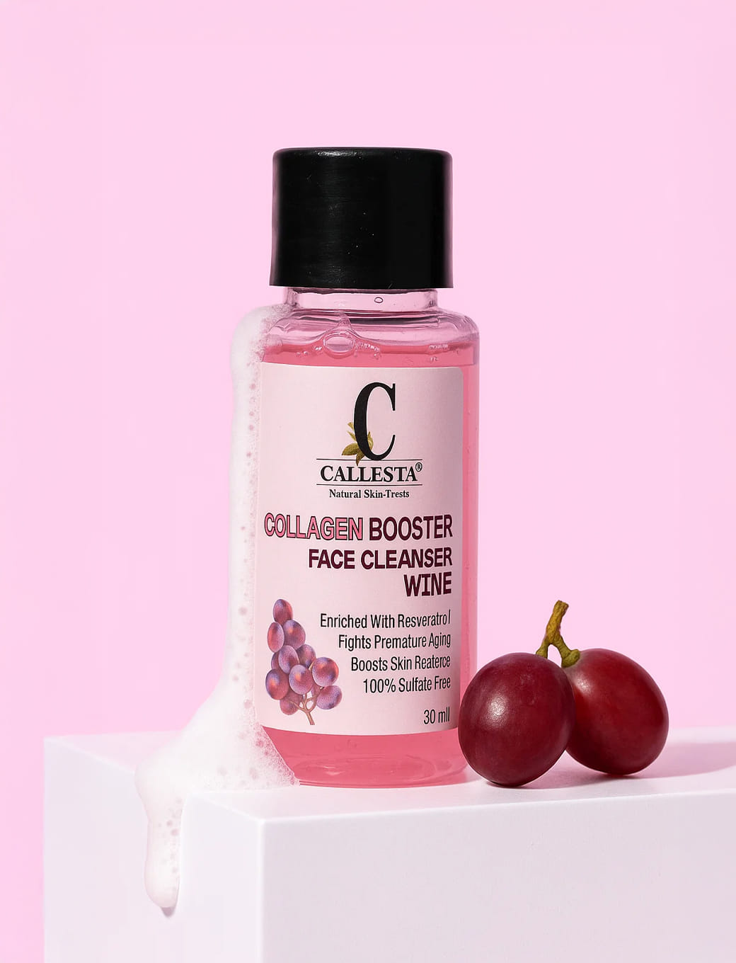Collagen Booster: Wine Face Cleanser