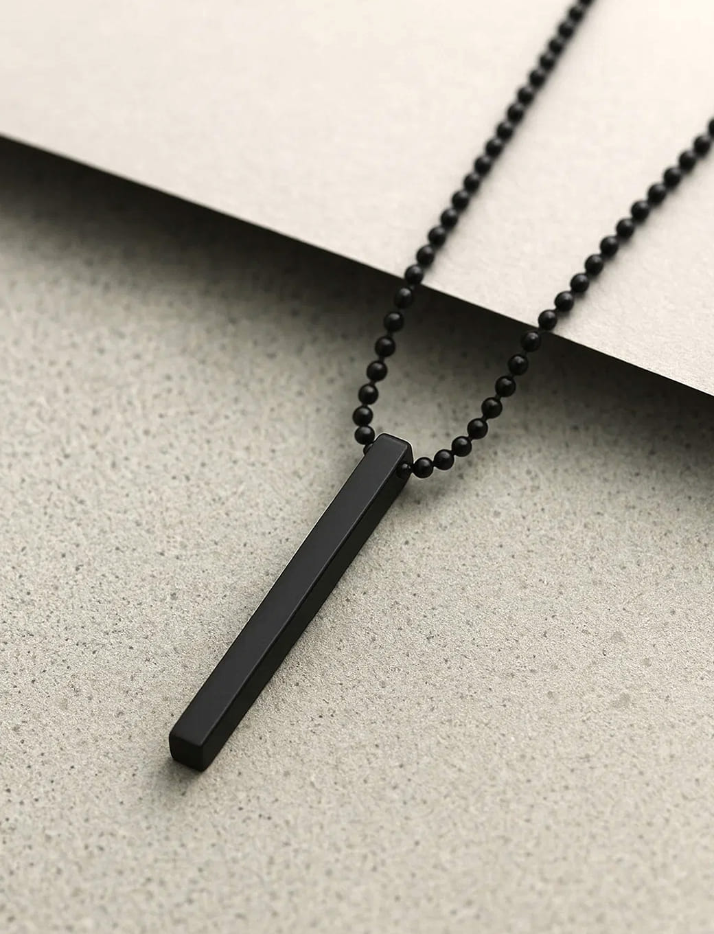 Men's Necklace Rectangle