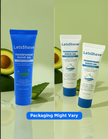 Non Foaming Transparent Shave Gel For Men & Women